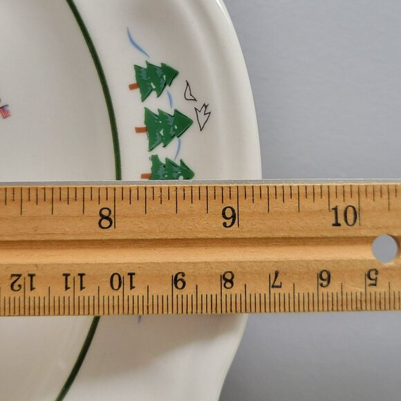 Pfaltzgraff Snow Village Luncheon Plate, Set of 2, c.1990s - Picture 11 of 11